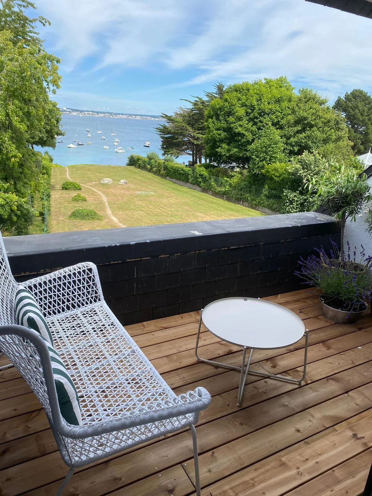Terrasse avec vue mer